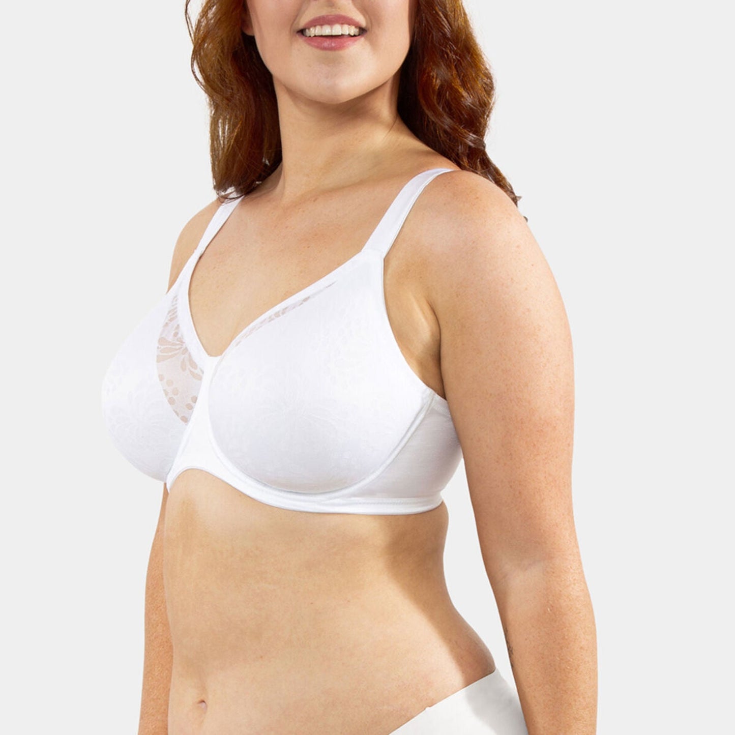 TRIUMPH Lacy Minimiser Wired Bra 10154651 - White