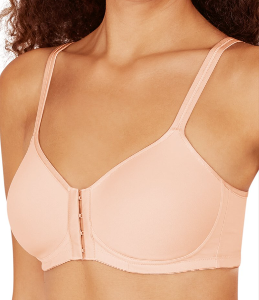 AMOENA Mara Non Wired Front Closing Mastectomy Bra 44806 - Blush