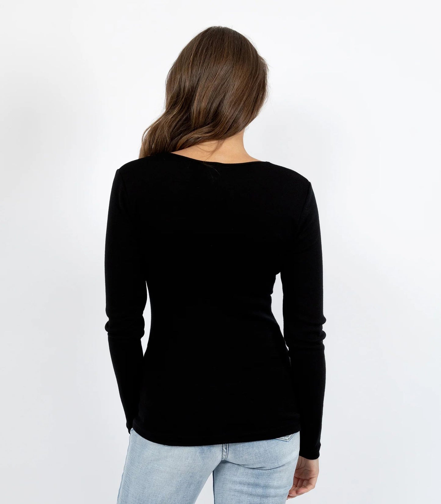 BASELAYERS Thermal Pure Wool Long Sleeve Crew B4471C