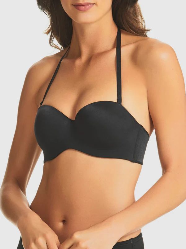 FINELINES Memory Strapless Bra MM014 - Black