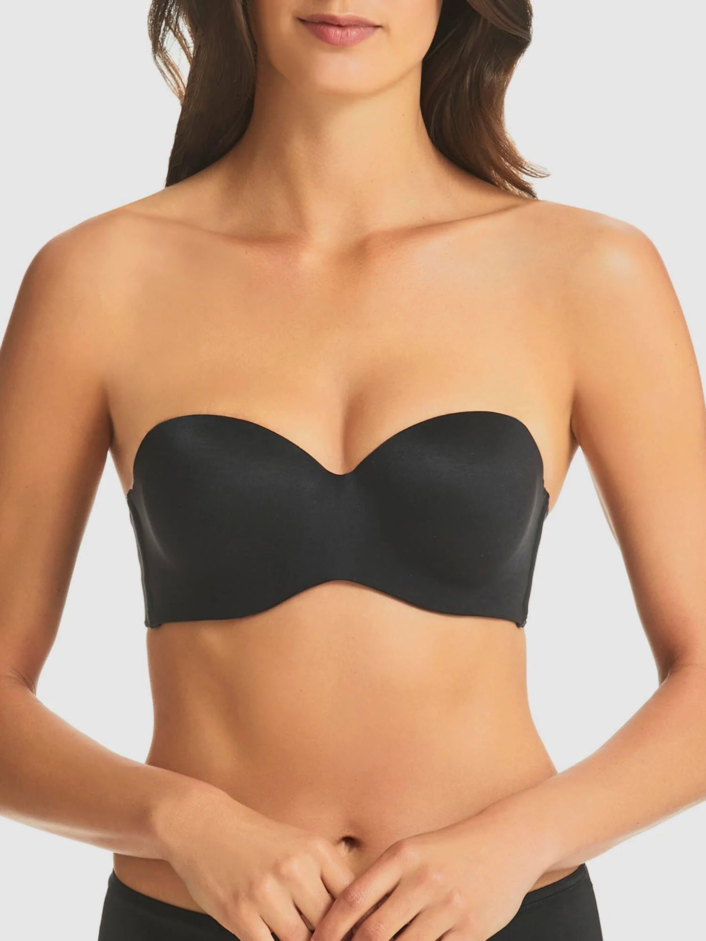 FINELINES Memory Strapless Bra MM014 - Black