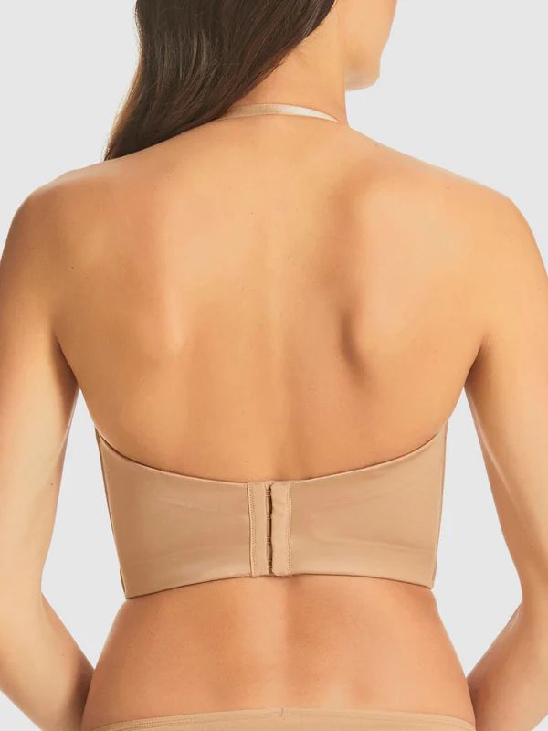 FINELINES Refined Strapless Plunge Bustier RL029A - Skin