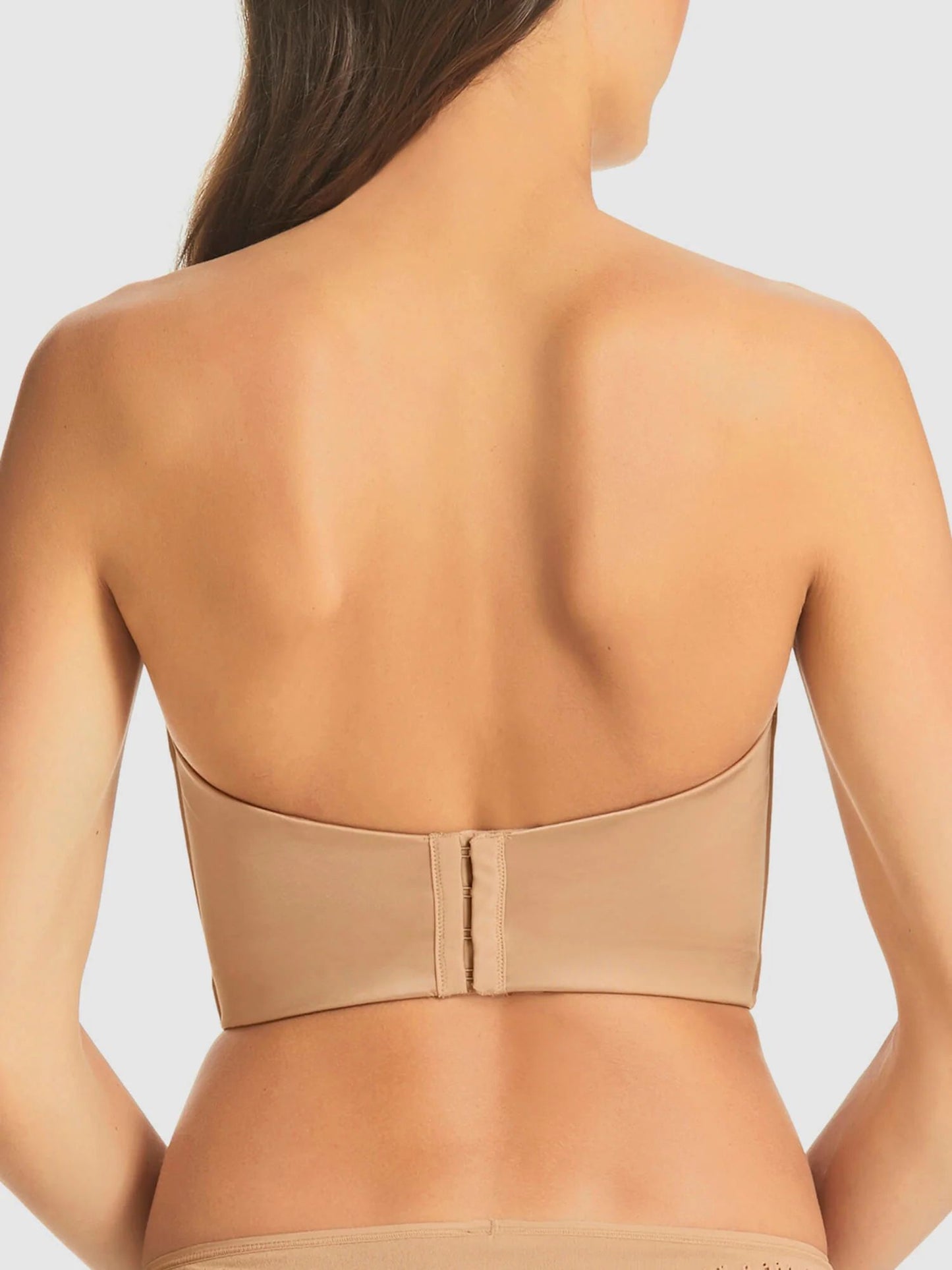 FINELINES Refined Strapless Plunge Bustier RL029A - Skin