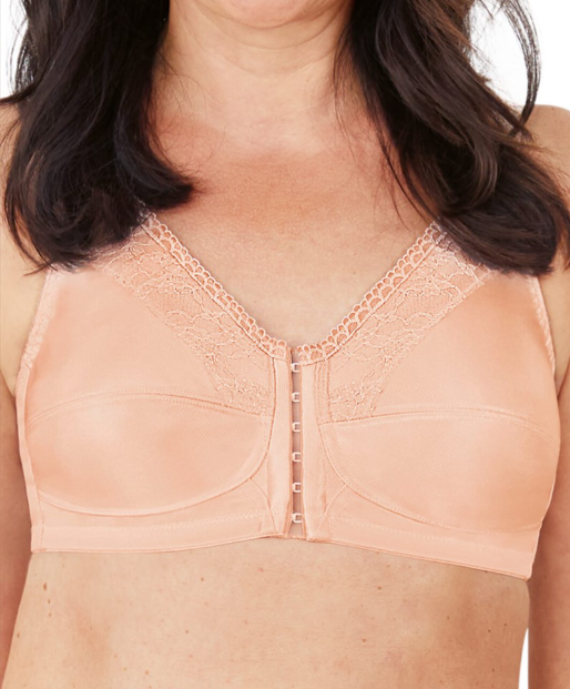 AMOENA Nancy Non-wired Front Closing Mastectomy Bra 44808 - Blush