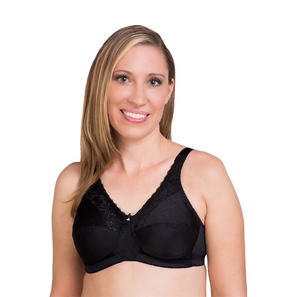 EXQUISITE BODIES Barbara Soft Cup Prosthesis Bra 210 - Black