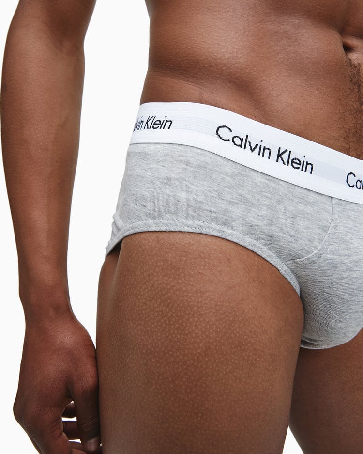 CALVIN KLEIN for Men - Cotton Stretch Hip Brief U2661 - 3Pack