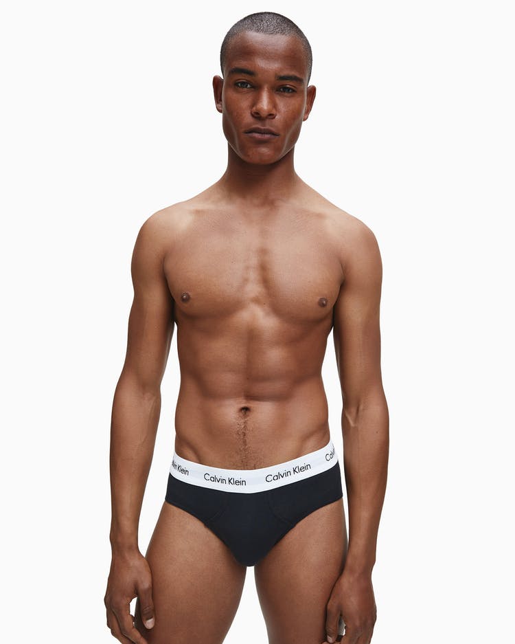 CALVIN KLEIN for Men - Cotton Stretch Hip Brief U2661 - 3Pack