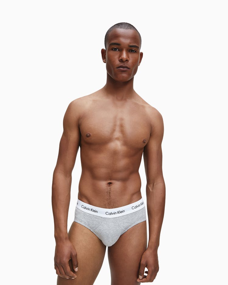 CALVIN KLEIN for Men - Cotton Stretch Hip Brief U2661 - 3Pack