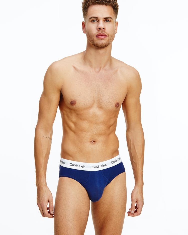 CALVIN KLEIN for Men - Cotton Stretch Hip Brief U2661 - 3Pack