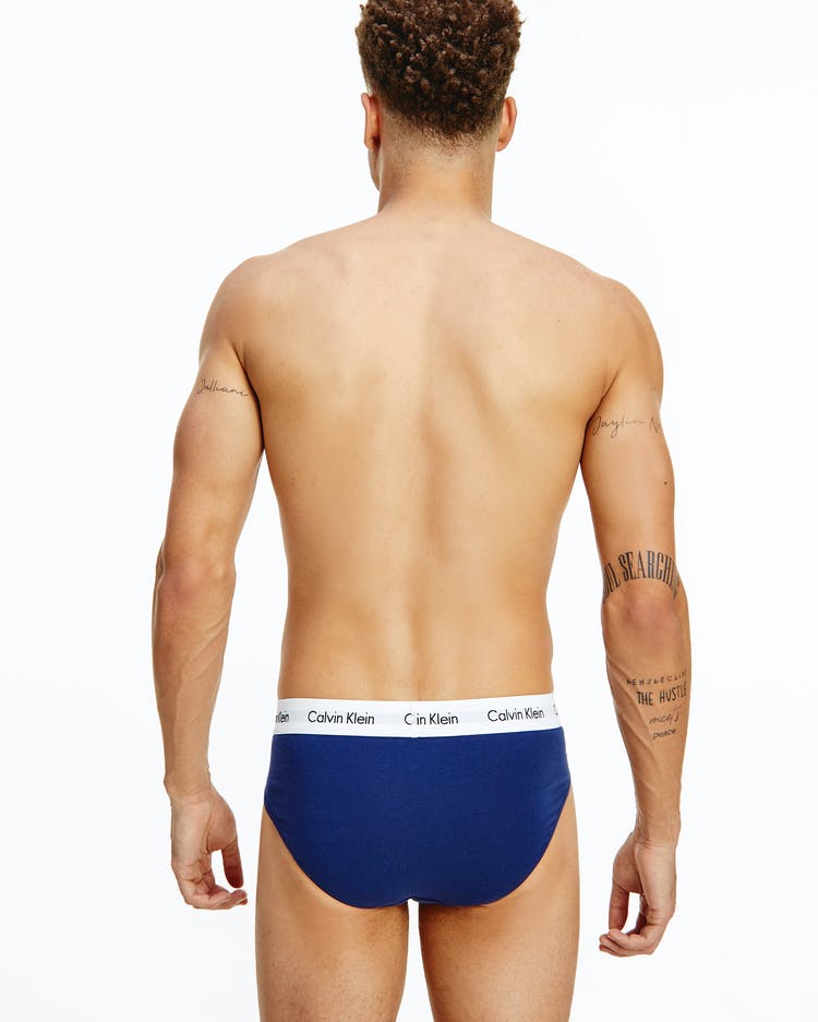 CALVIN KLEIN for Men - Cotton Stretch Hip Brief U2661 - 3Pack