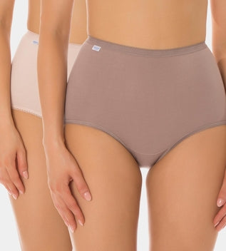 SLOGGI Maxi Brief 2Pack 10054778 - Pink & Brown