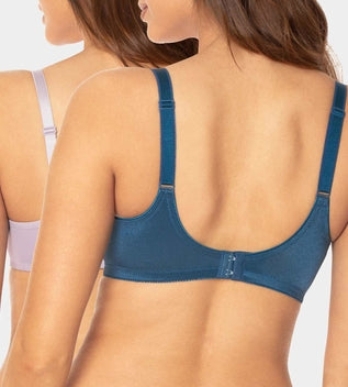 TRIUMPH Embroidered Minimiser Wired Bra 10080343 - 2Pack