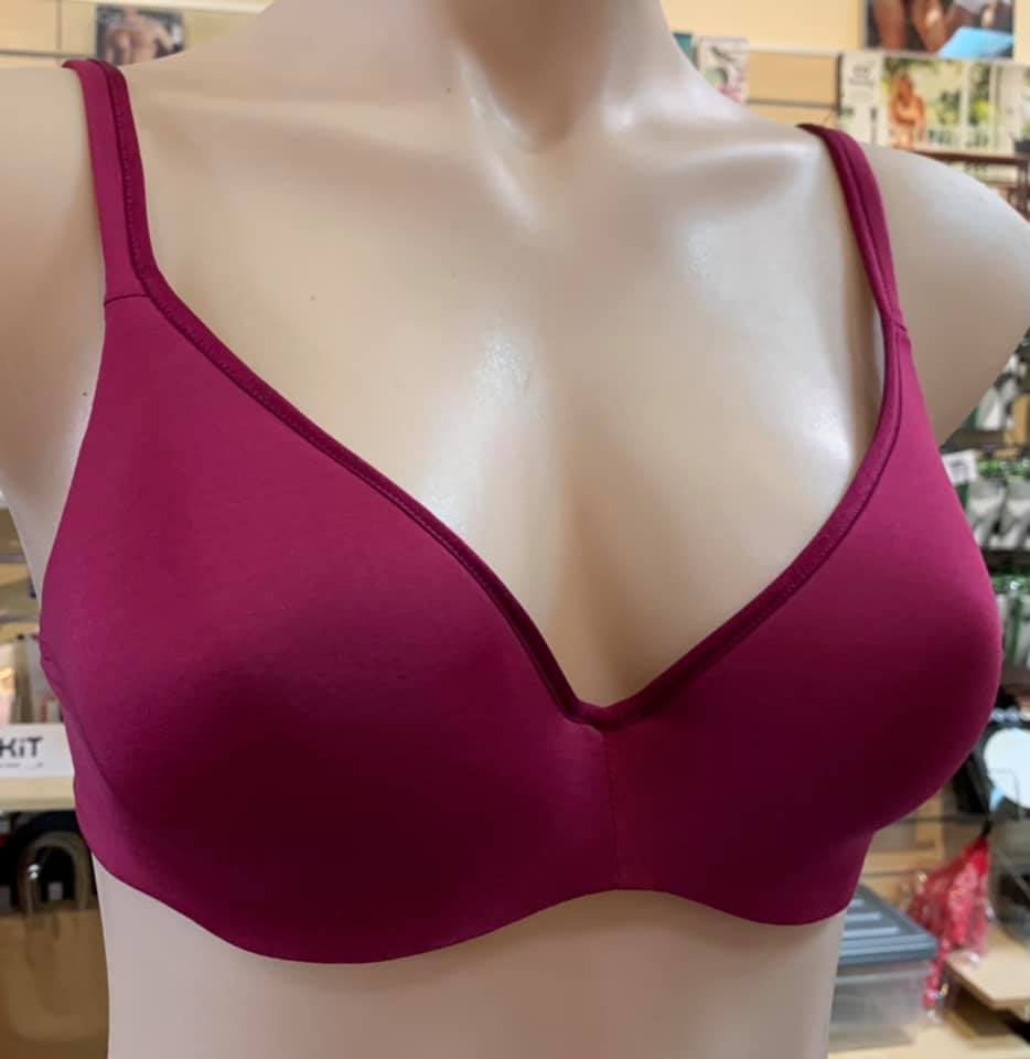 BERLEI Barely There T-shirt Bra 2Pack YY3G - Burgundy/ Blue