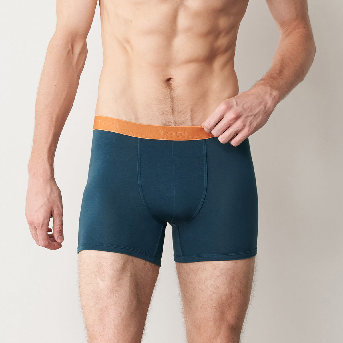 TANI Mens SilkTouch Contour Boxer Plain Trunk 29080