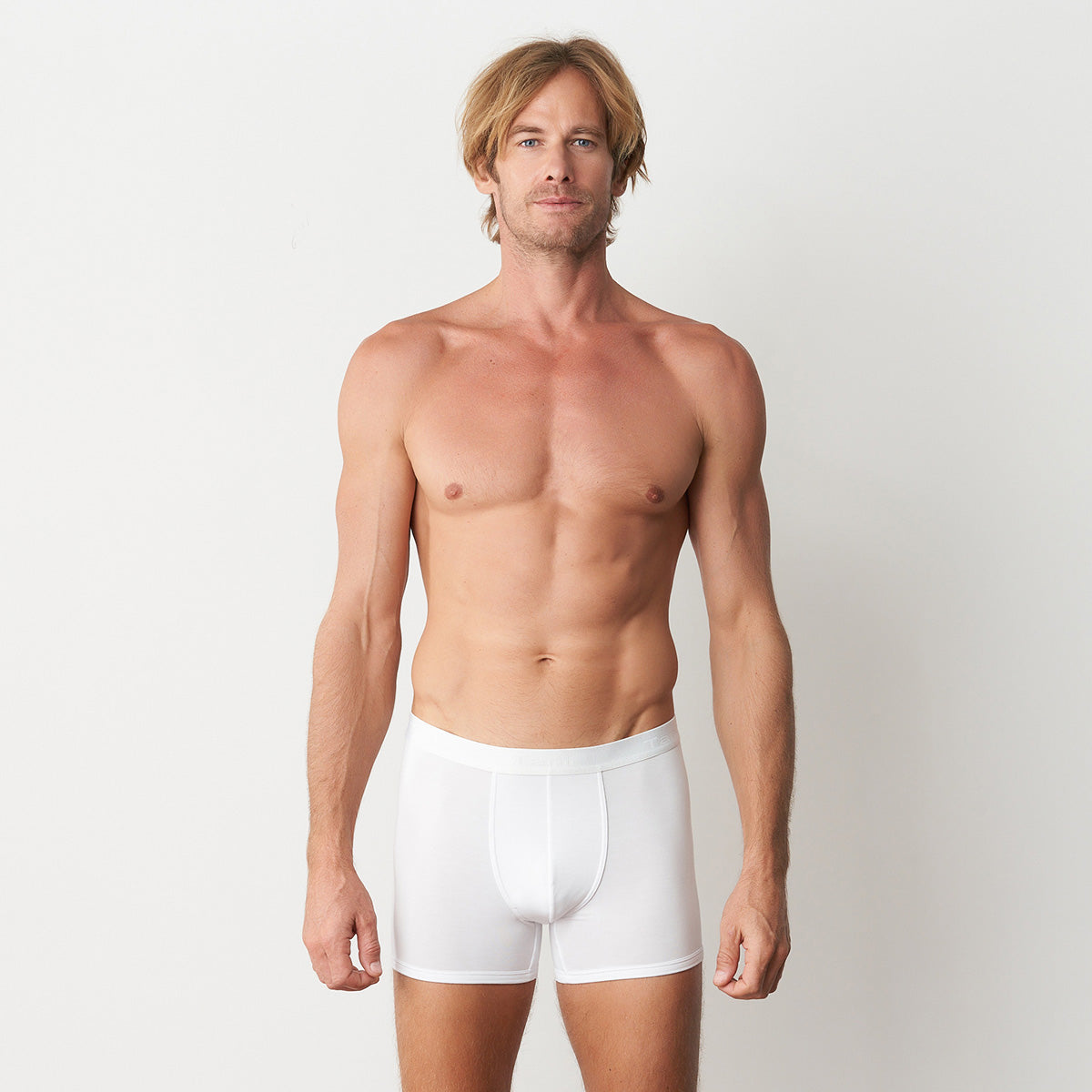 TANI Mens SilkTouch Contour Boxer Plain Trunk 29080