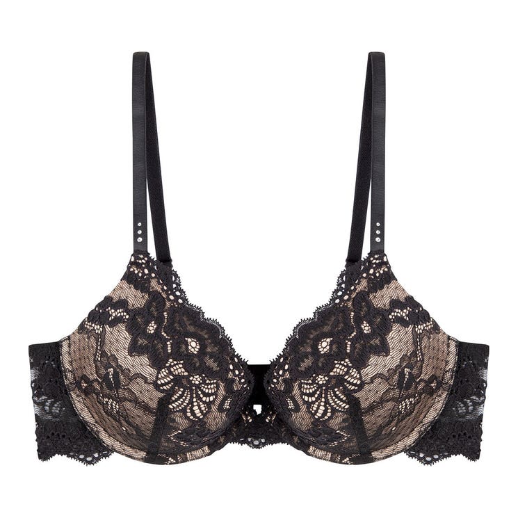PLEASURE STATE My Fit Lace Push Up Plunge Bra 80-4053
