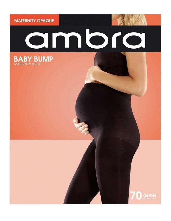 AMBRA Baby Bump Opaque Maternity Tight