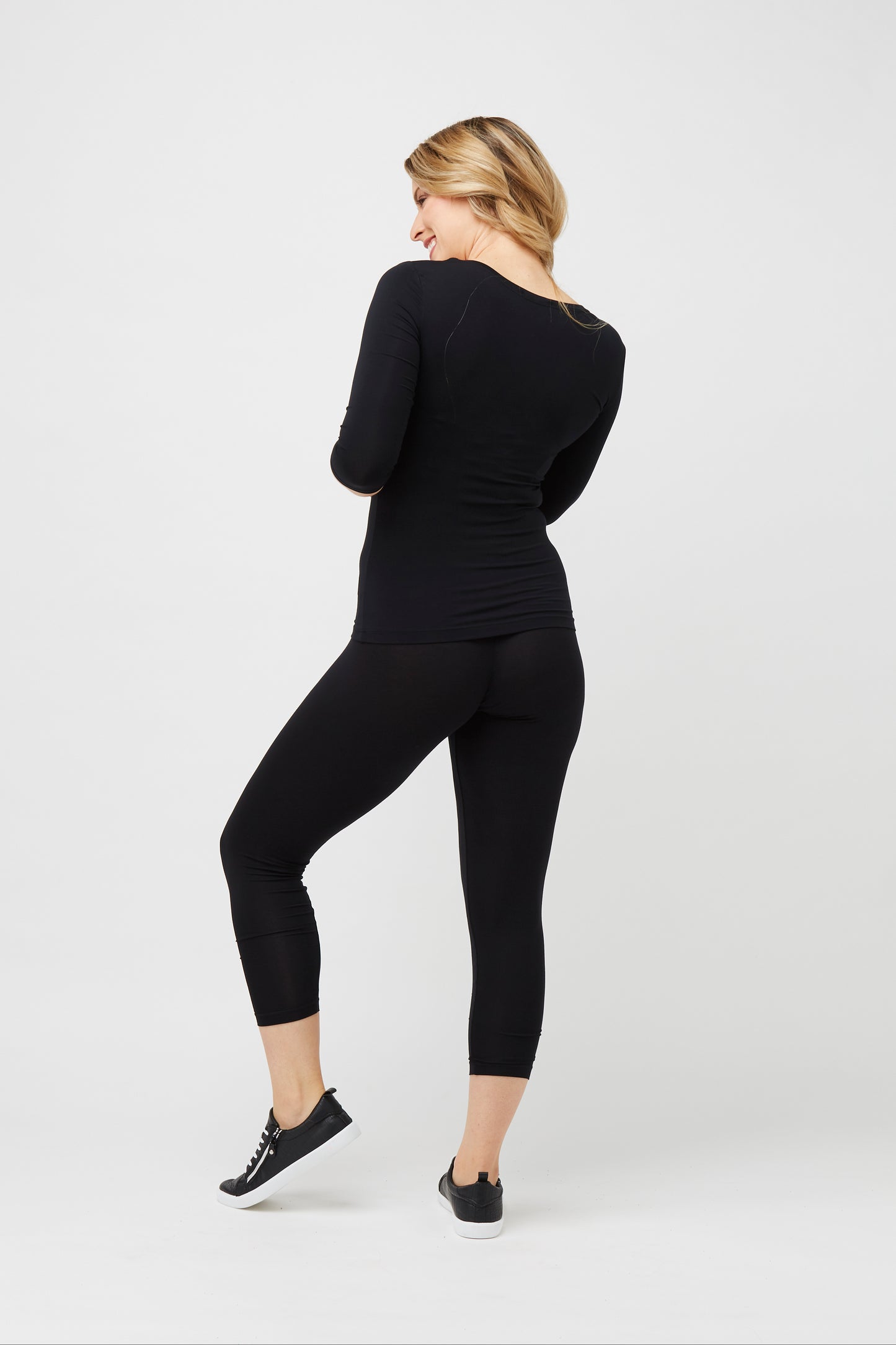 TANI 7/8 Womens Micro Modal Soft Leggings 89226