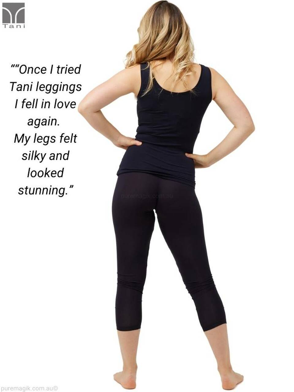 TANI Mid Calf 3/4 Crop Micro Modal Soft Leggings 89228