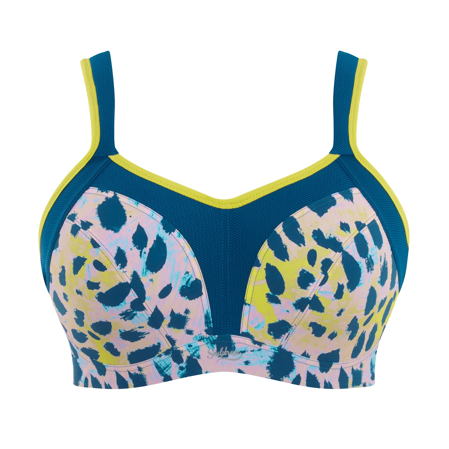 SCULPTRESSE Non Padded Sports Bra 9441 - Lime Animal