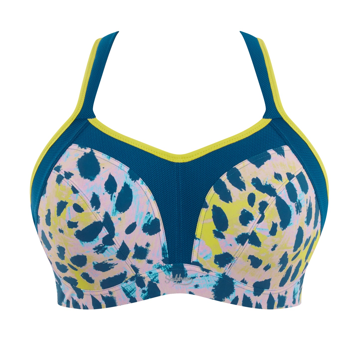 SCULPTRESSE Non Padded Sports Bra 9441 - Lime Animal