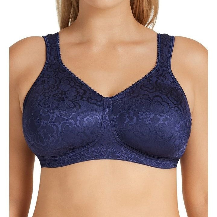 PLAYTEX Ultimate Lift and Support Wire Free Bra Y1055H - Blue Velvet/ Mother of Pearl/ Sandshell