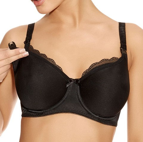 FREYA Pure Moulded Nursing Uw Bra AA1581 - Black