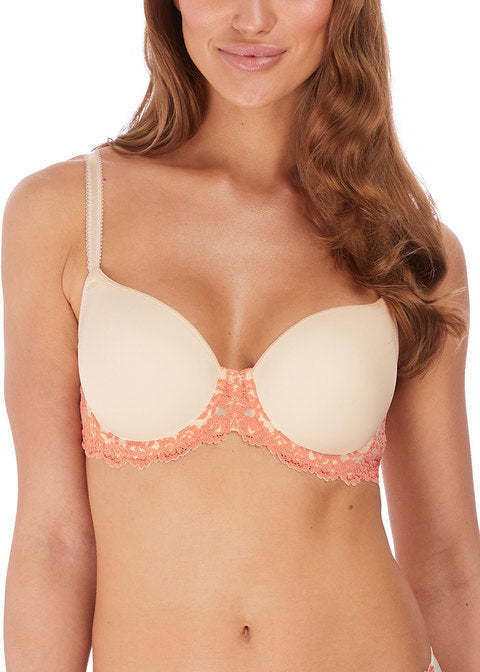 WACOAL Embrace Lace Contour Bra WA853191 - Coral Pink