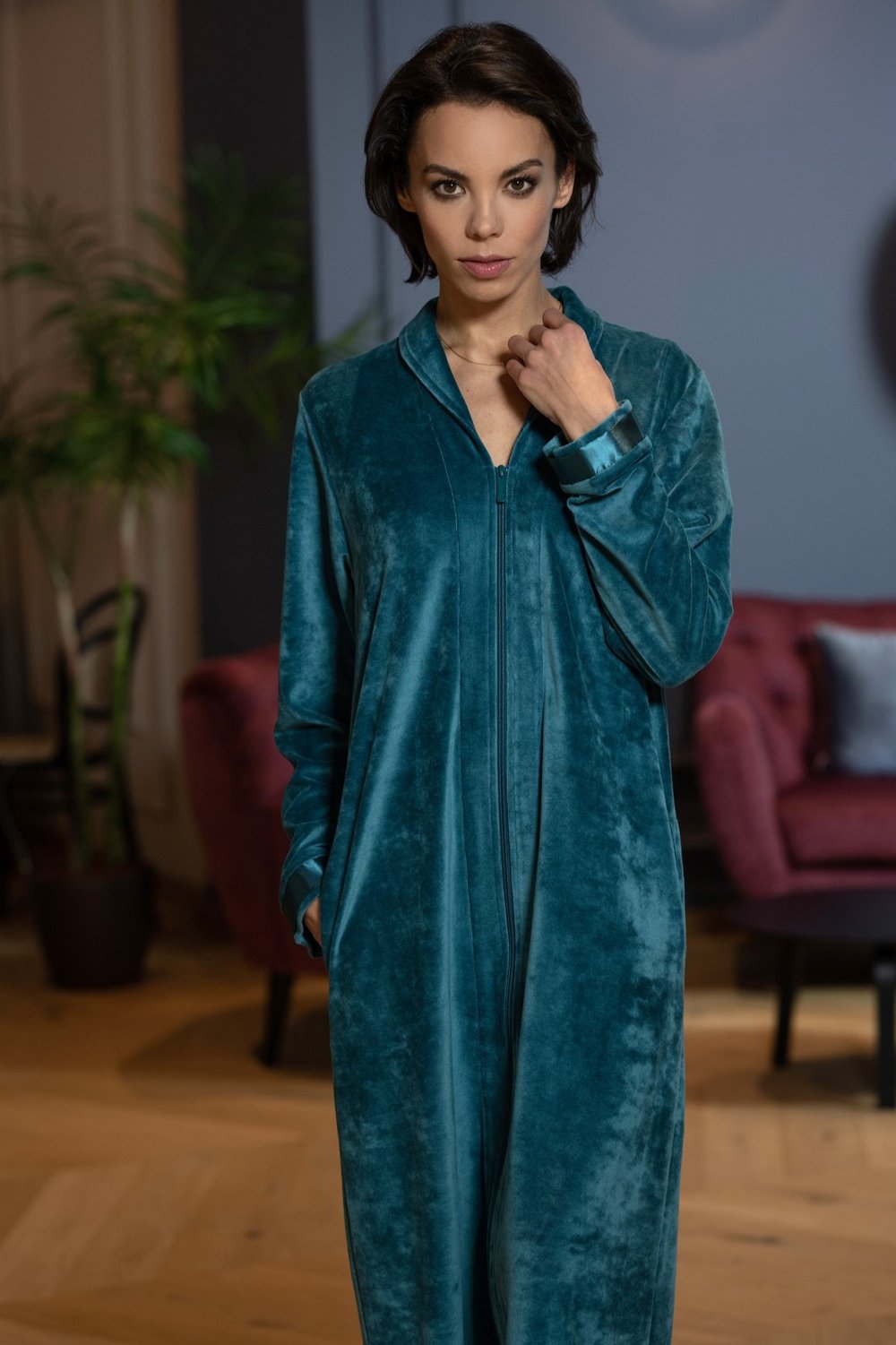 BELMANETTI Nikki Modal Zip Robe 7627