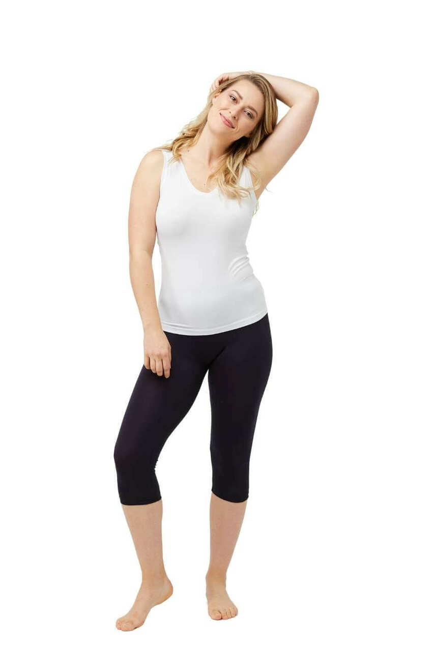 TANI Mid Calf 3/4 Crop Micro Modal Soft Leggings 89228