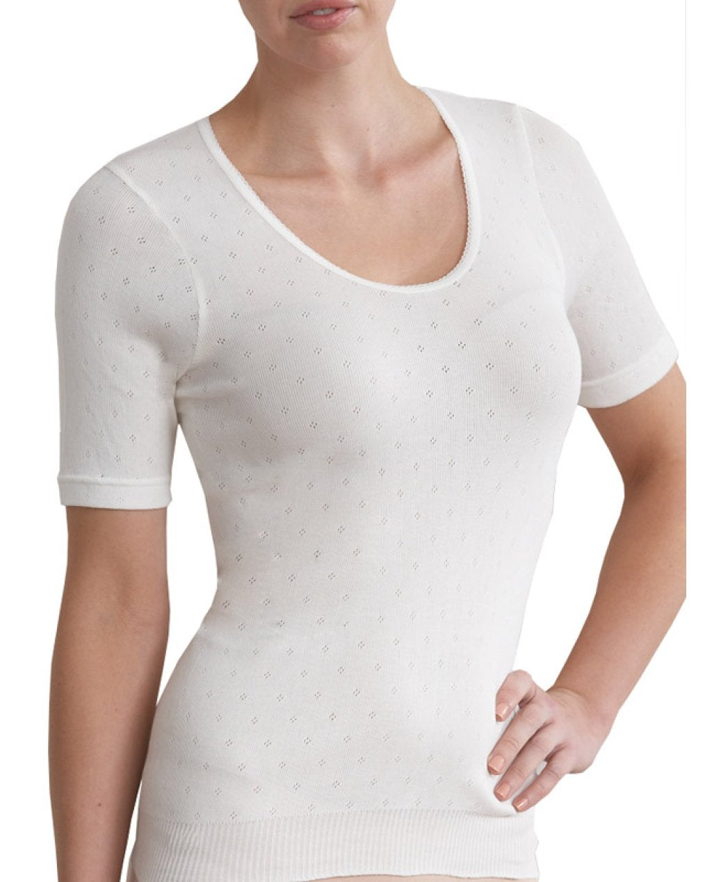BASELAYERS Traditional Thermal Seamfree Short Sleeve B4102