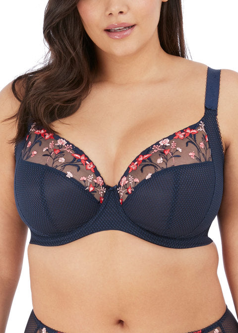 ELOMI Charley Uw Plunge Bra EL4380 - Navy