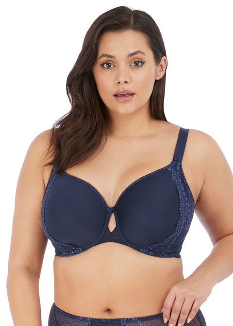 ELOMI Charley Moulded Spacer Uw Bra EL4383 - Navy