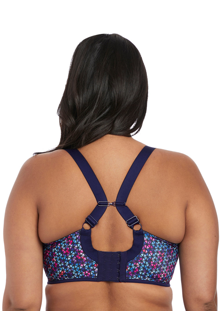 ELOMI Energise Uw Sports Bra EL8042 - Navy Geo