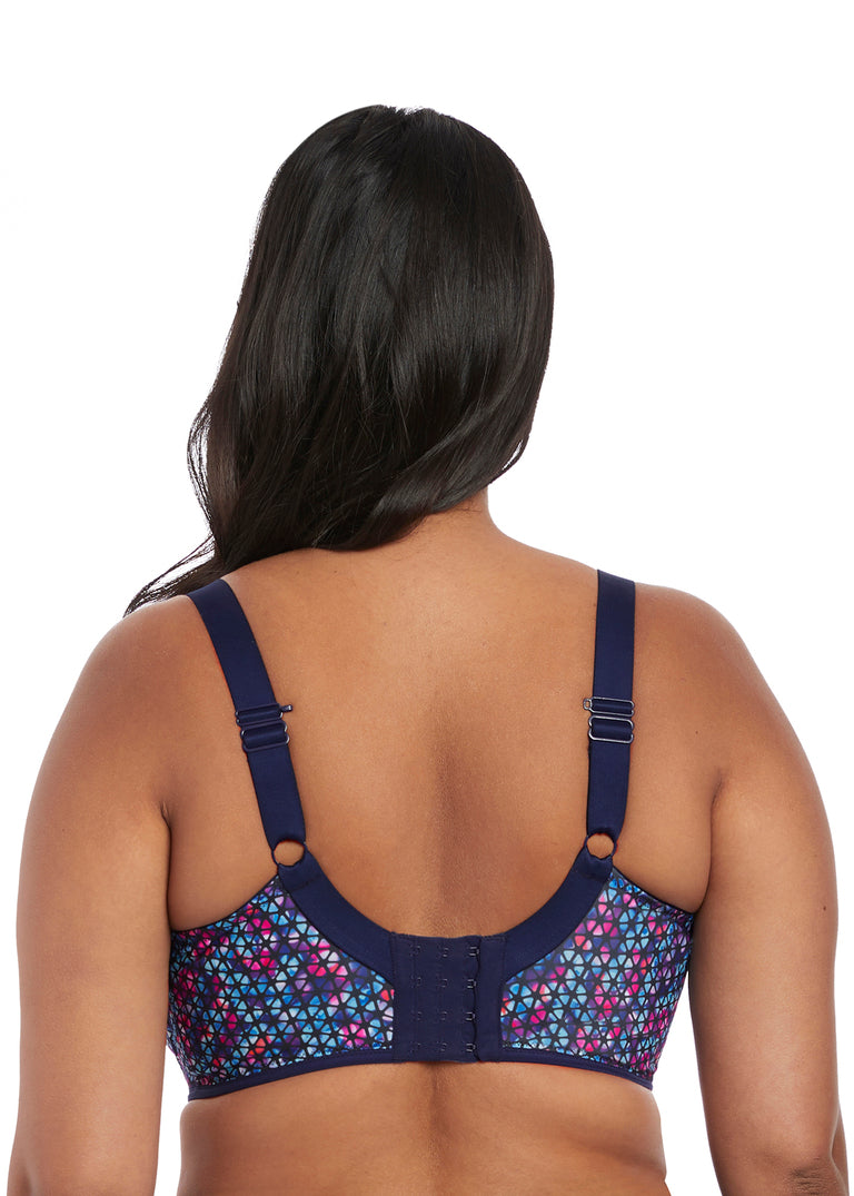 ELOMI Energise Uw Sports Bra EL8042 - Navy Geo