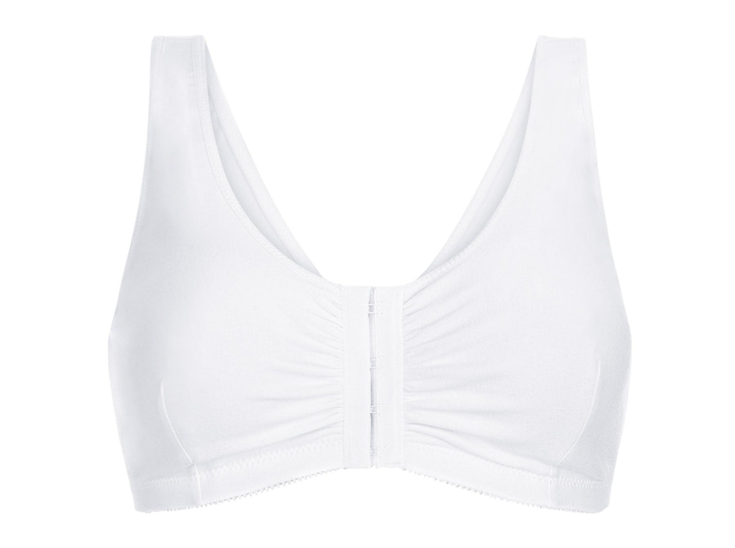 AMOENA Frances Non Wired Front Closure Post Surgical Bra 2128 - Nude/ Black/ White