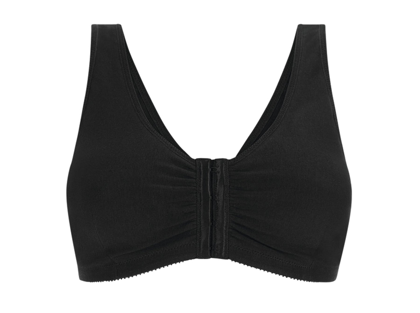 AMOENA Frances Non Wired Front Closure Post Surgical Bra 2128 - Nude/ Black/ White