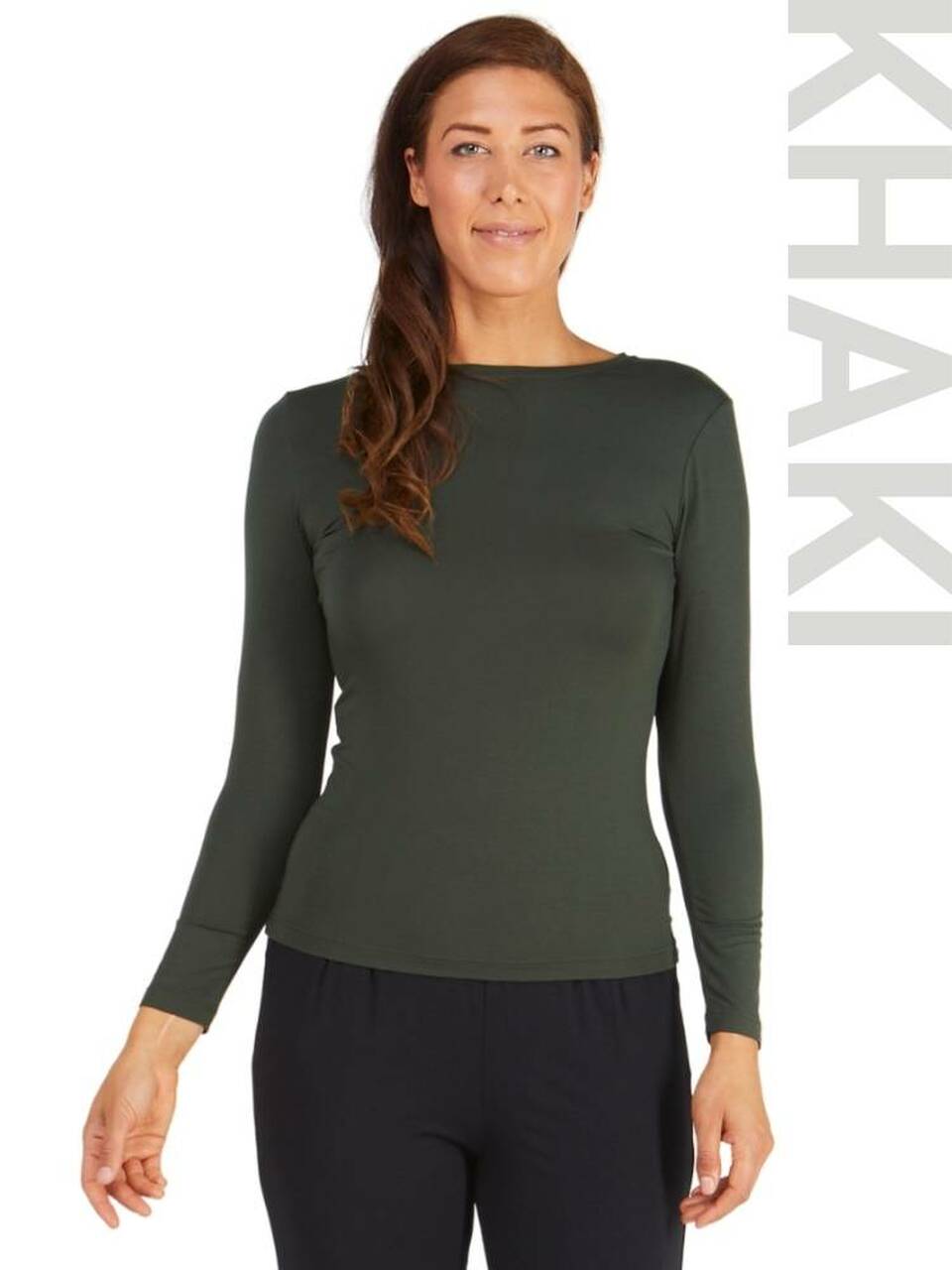 TANI High Neck Long Sleeve Top Modal 79276