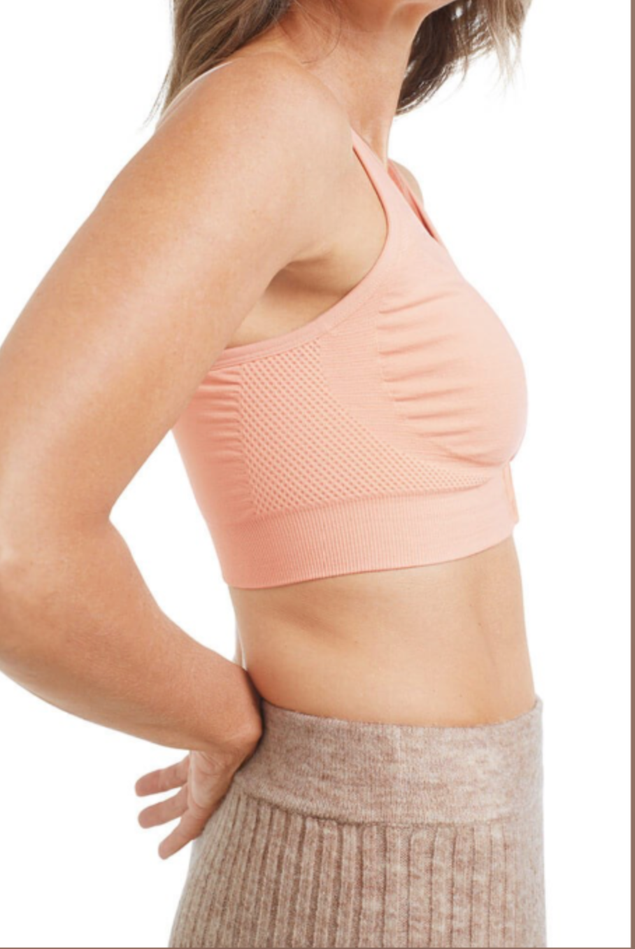 AMOENA Emillia Front Zip Seamless Comfort Bra