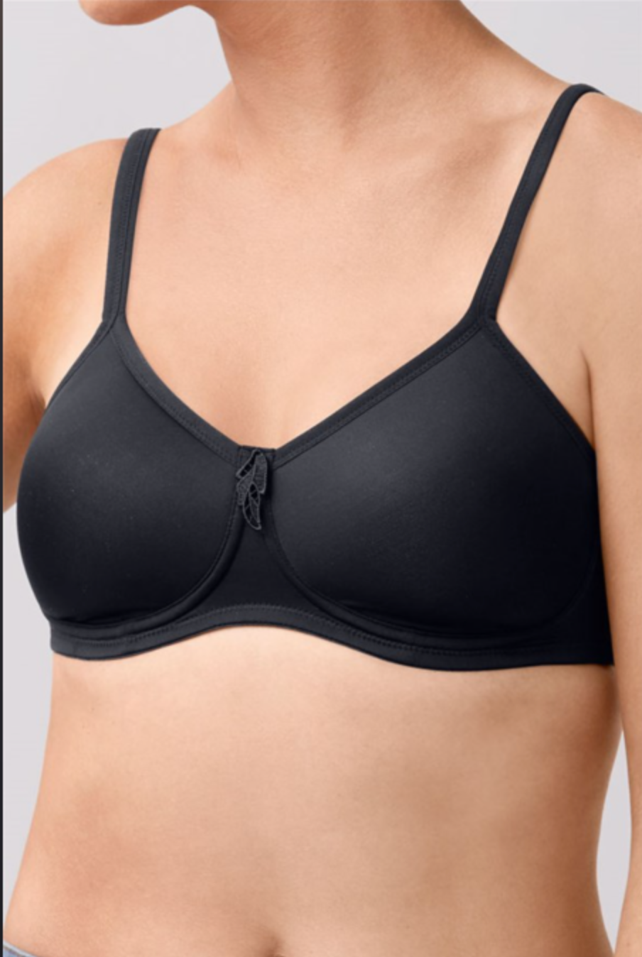 AMOENA Lara Non Wired Soft Mastectomy Bra 0675 - Black