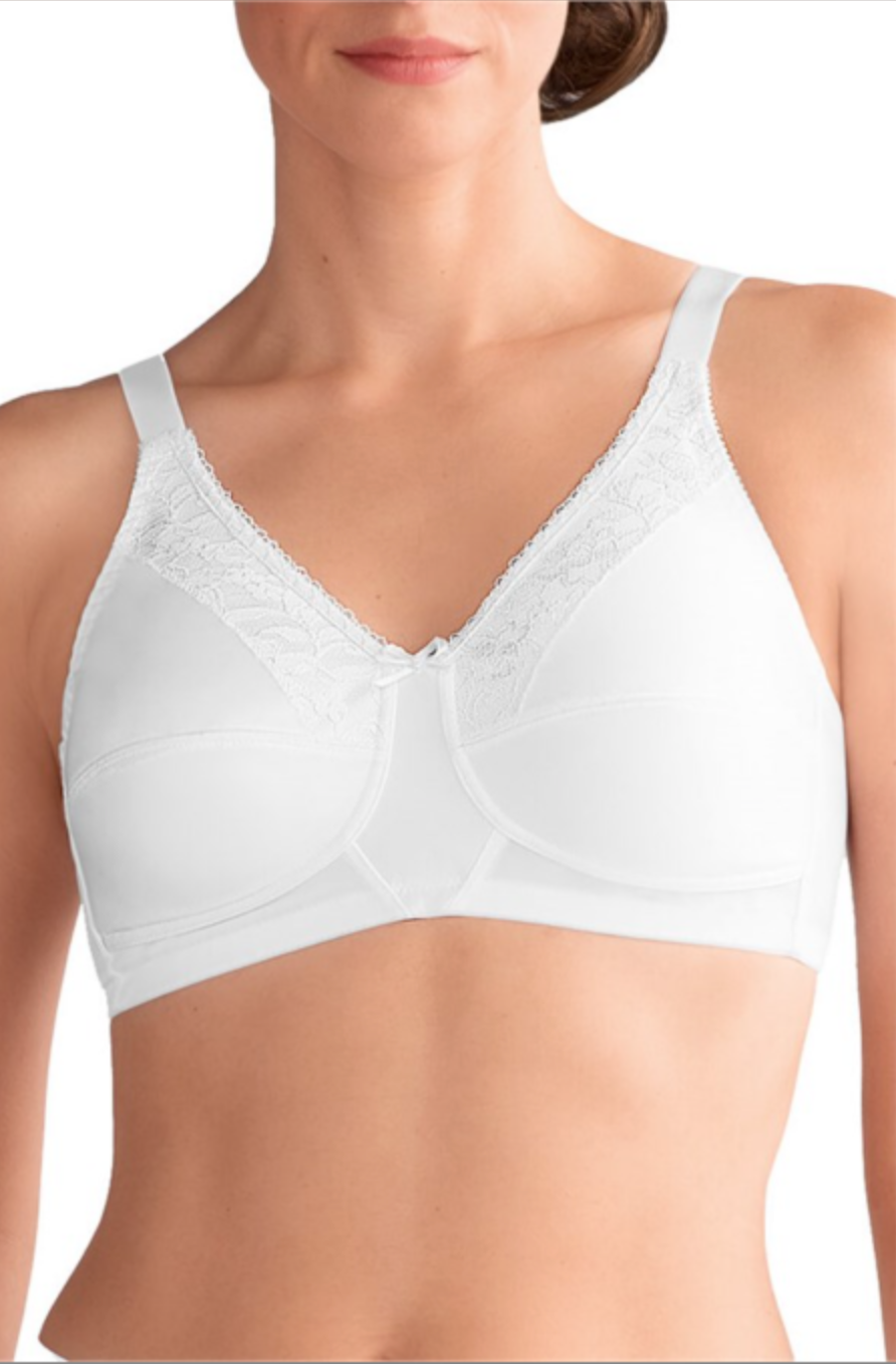 AMOENA Nancy Non Wired Mastectomy Bra 44480 - White