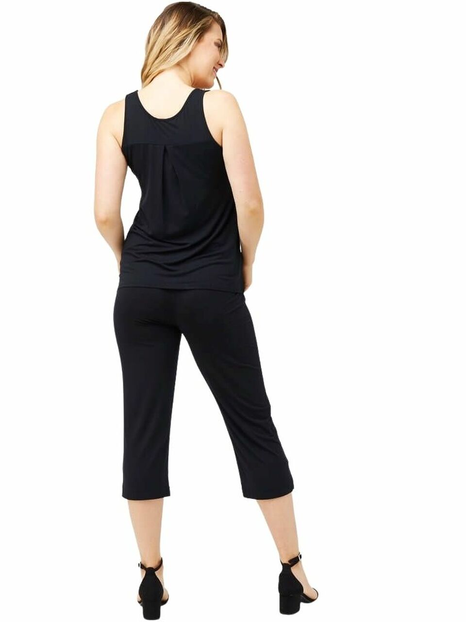 TANI Capri Resort Slim Cropped Leg Modal Pant 8960