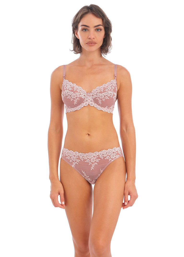 WACOAL Embrace Lace Brief WA064391 - Coral Pink/ Woodrose