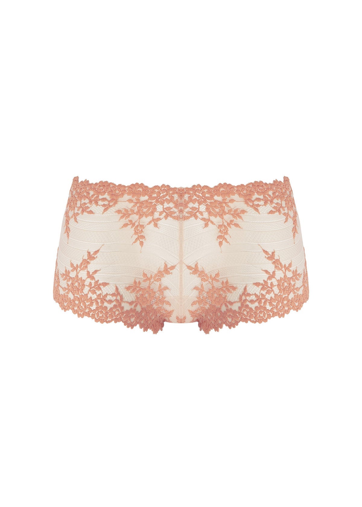 WACOAL Embrace Lace Boyleg WA067491 - Coral Pink/ Persian Red