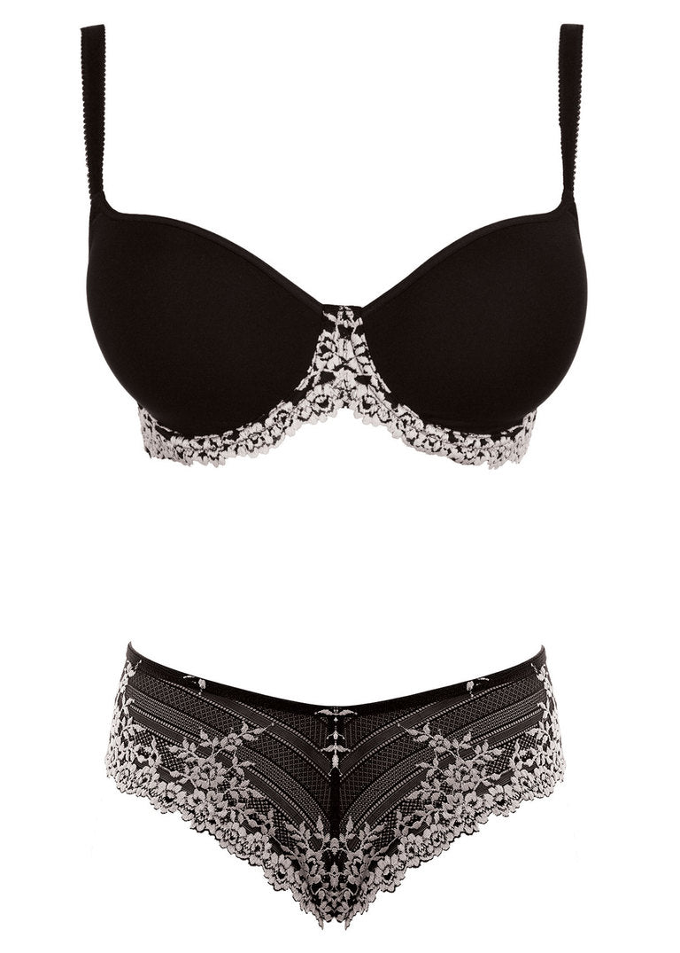 WACOAL Embrace Lace Contour Bra WA853191 - Black/ Naturally Nude