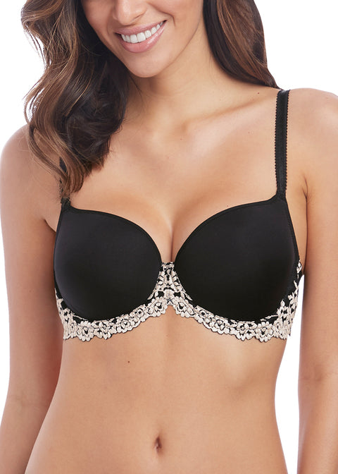 WACOAL Embrace Lace Contour Bra WA853191 - Black/ Naturally Nude
