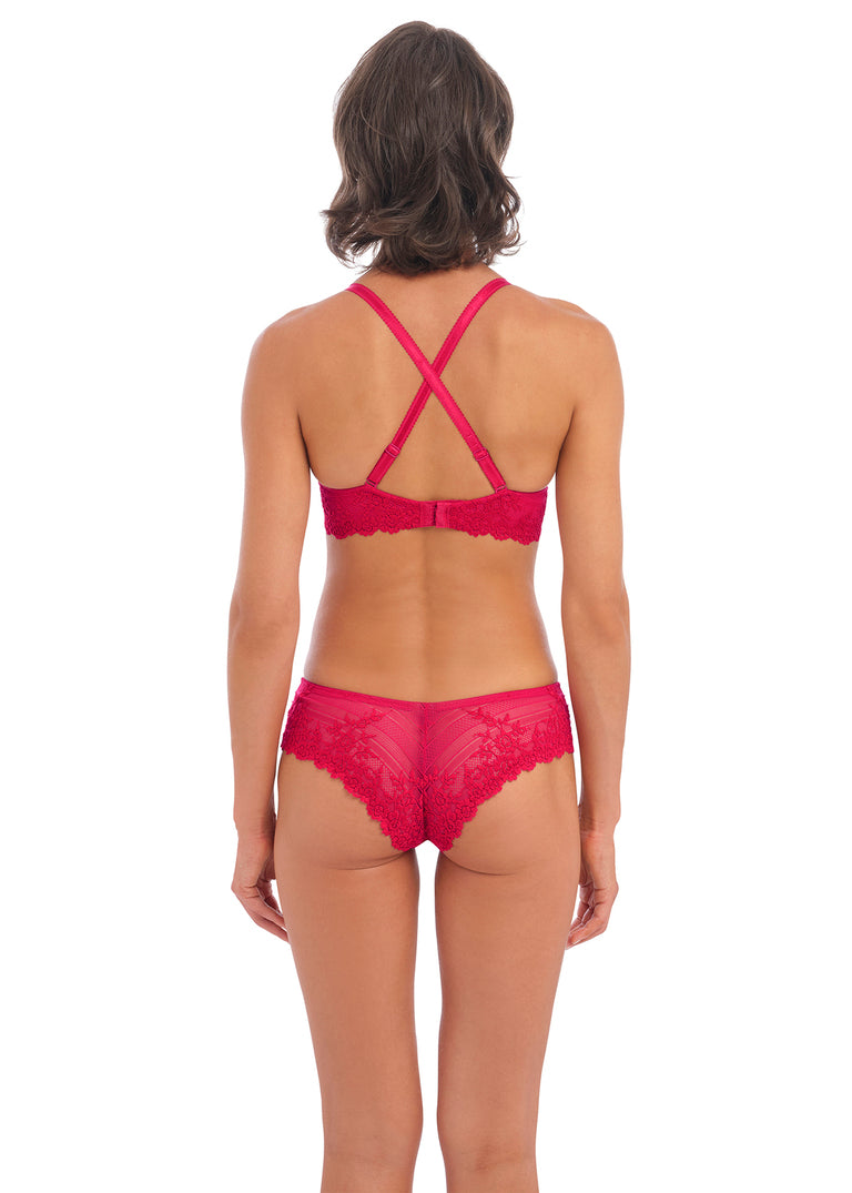 WACOAL Embrace Lace Plunge Uw Bra WA853291 - Persian Red