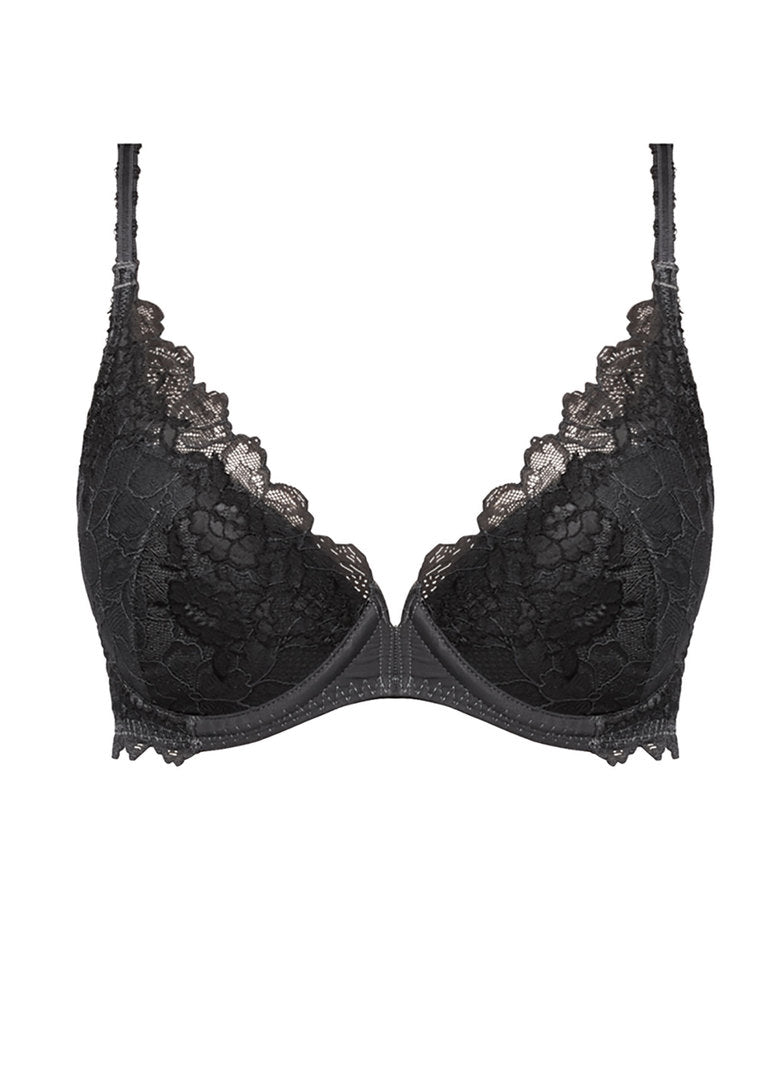 WACOAL Lace Perfection Push up Bra WE135003 - Black/ Nude
