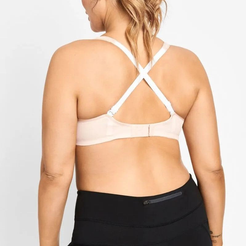 BERLEI Full Support Non-Padded Sports Wired Bra Y533WB - White/ Nude Glow/ Print