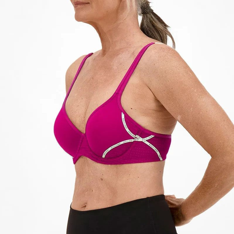 BERLEI Electrify Contour Wired Sports Bra YYPV - Tulip Garden / Soft Powder